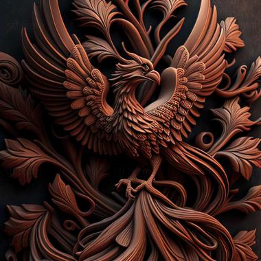 3D model phoenix (STL)